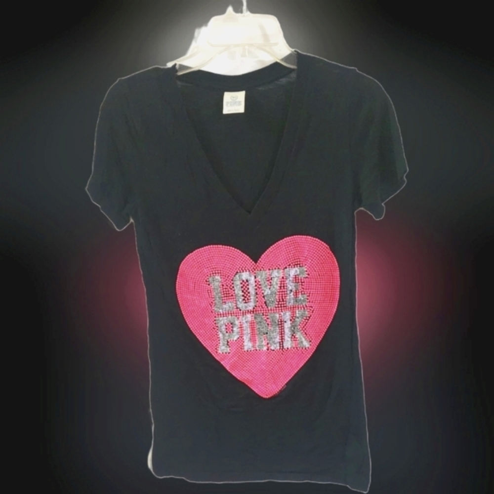 Pink by Victoria's secret t shirt size s
